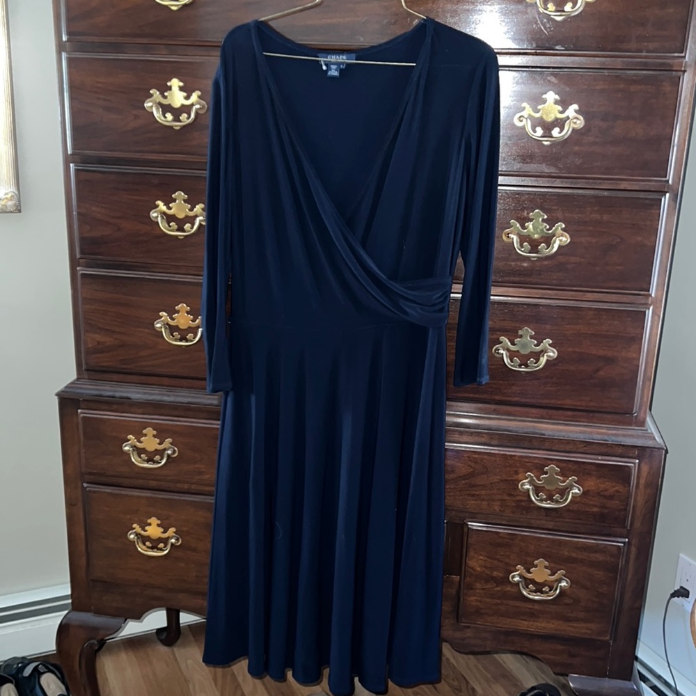 Blue Chaps Dress - Picture 3 of 12